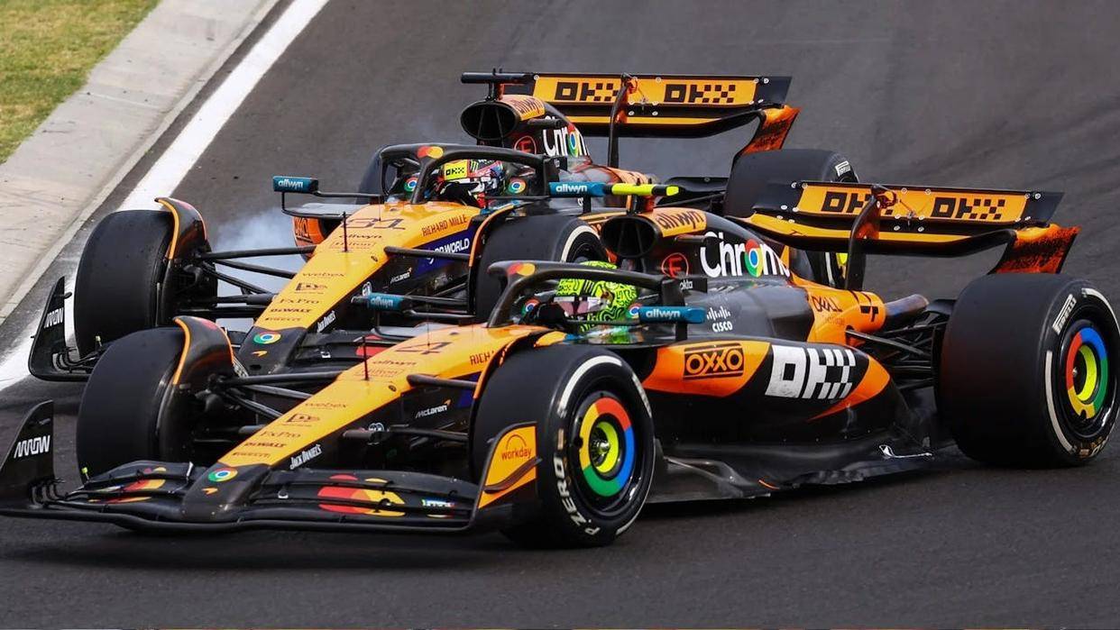 包含迈凯伦横扫红牛二队，拉塞尔状态火热的词条